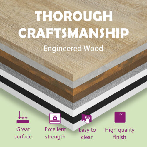 TV Cabinet Sonoma Oak 100x24x32cm Engineered Wood - Image 9