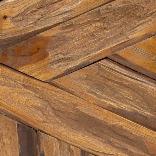 TV Stand 110x60x38cm Solid Teak Wood - Image 6