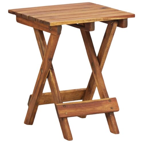 Plant Stand 30x30x38cm Solid Acacia Wood - Image 2