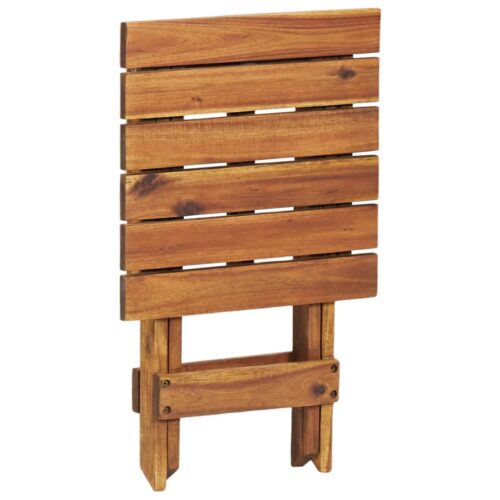 Plant Stand 30x30x38cm Solid Acacia Wood - Image 4