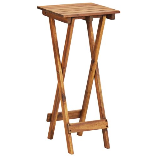 Plant Stand 30x30x67cm Solid Acacia Wood - Image 2