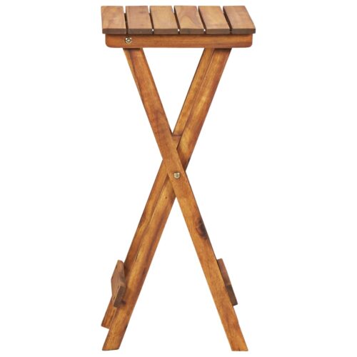 Plant Stand 30x30x67cm Solid Acacia Wood - Image 3