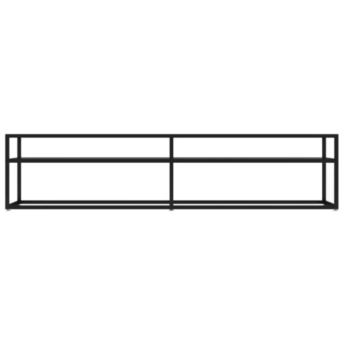 TV Cabinet Black 180x40x40.5cm Tempered Glass - Image 3