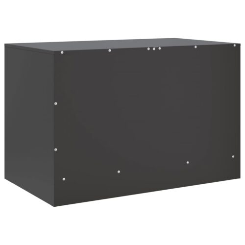 TV Cabinets 2pcs Black 67x39x44cm Steel - Image 9