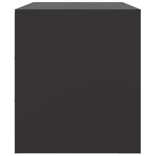 TV Cabinets 2pcs Black 67x39x44cm Steel - Image 8