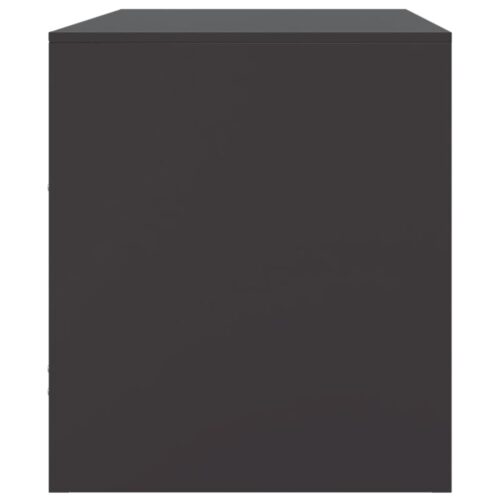 TV Cabinets 2pcs Black 67x39x44cm Steel - Image 8