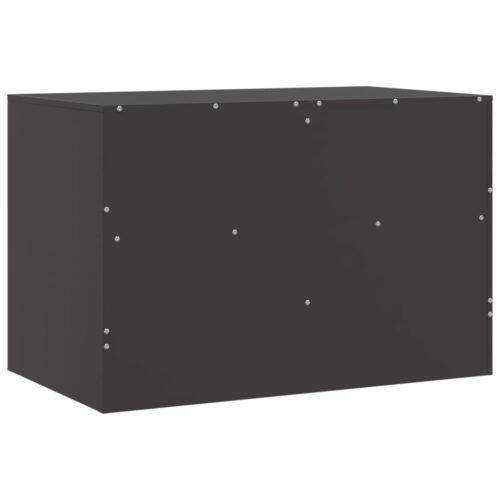 TV Cabinets 2pcs Black 67x39x44cm Steel - Image 9