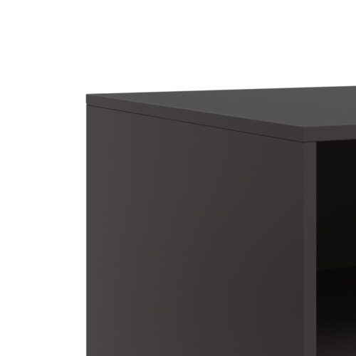 TV Cabinets 2pcs Black 67x39x44cm Steel - Image 10
