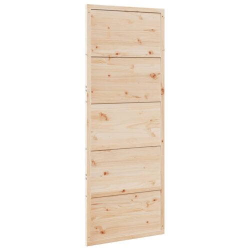 Barn Door 80x208cm Solid Wood Pine - Image 6
