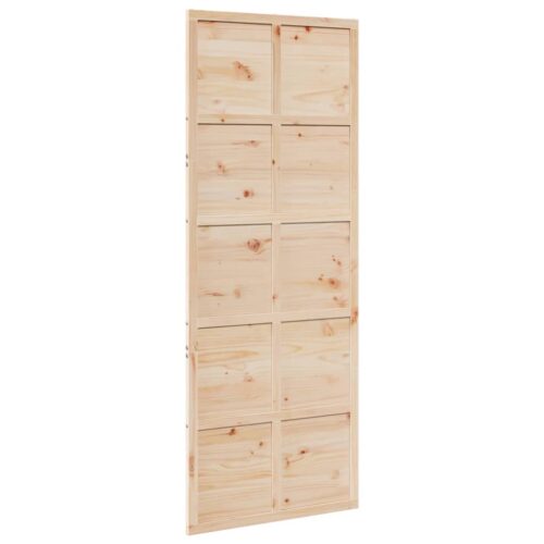 Barn Door 80x208cm Solid Wood Pine - Image 2
