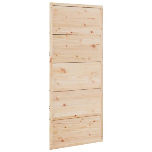 Barn Door 90x208cm Solid Wood Pine - Image 6