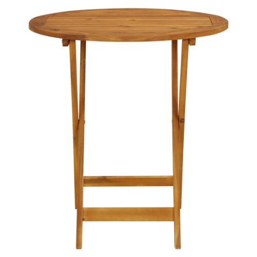 3-Piece Bistro Set Anthracite Fabric Wood Timber Outdoor Patio Furniture - Image 6