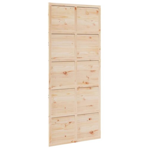 Barn Door 90x208cm Solid Wood Pine - Image 2