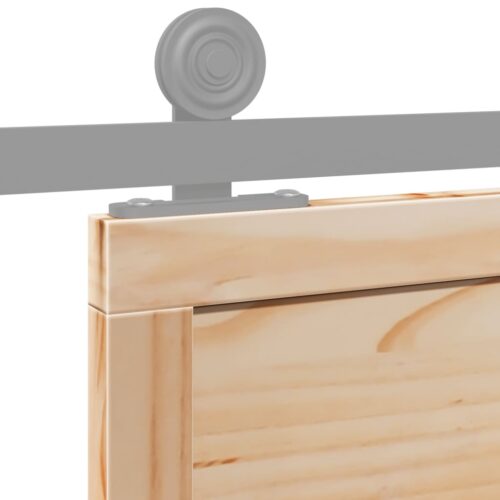 Barn Door 90x208cm Solid Wood Pine - Image 7