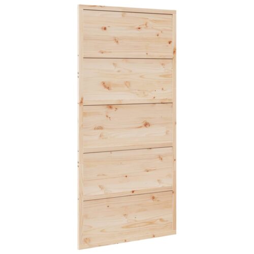 Barn Door 100x208cm Solid Wood Pine - Image 6