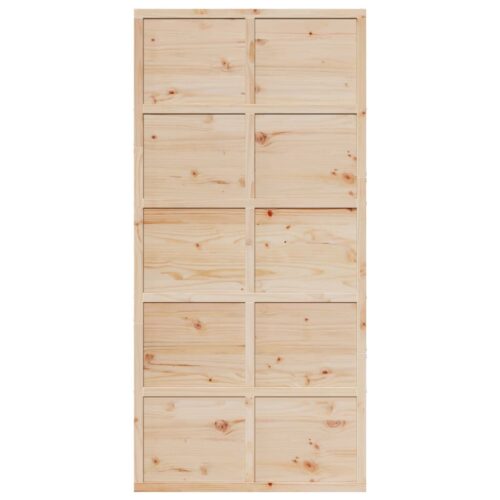 Barn Door 100x208cm Solid Wood Pine - Image 4