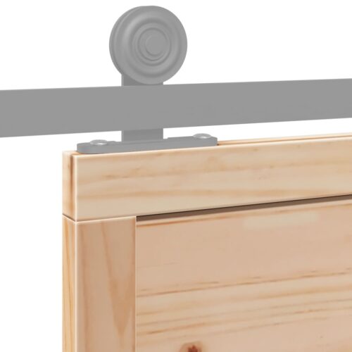 Barn Door 100x208cm Solid Wood Pine - Image 7