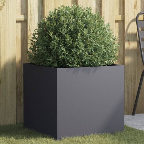 Planter Anthracite 49x47x46cm Steel - Image 2