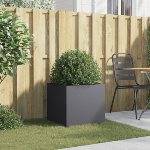 Planter Anthracite 49x47x46cm Steel - Image 3