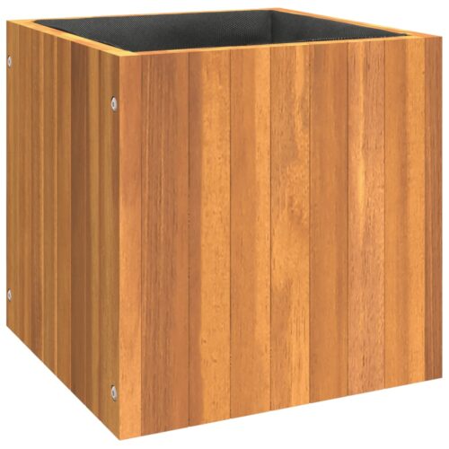 Garden Planter 35x35x35cm Solid Wood Acacia