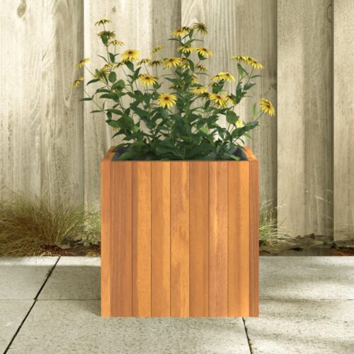 Garden Planter 35x35x35cm Solid Wood Acacia - Image 3