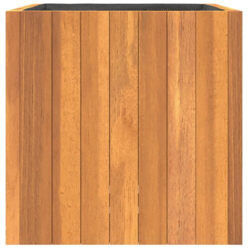 Garden Planter 35x35x35cm Solid Wood Acacia - Image 5