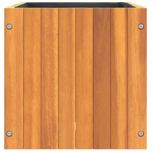 Garden Planter 35x35x35cm Solid Wood Acacia - Image 6