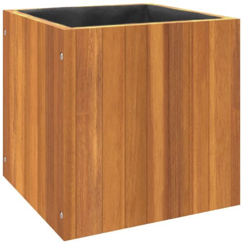 Garden Planter 35x35x35cm Solid Wood Acacia - Image 7