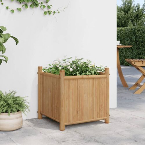Planter 40x40x40cm Bamboo - Image 3