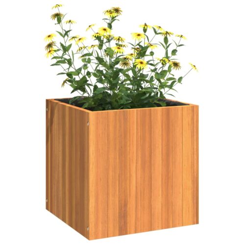Garden Planter 45x45x45cm Solid Wood Acacia - Image 4