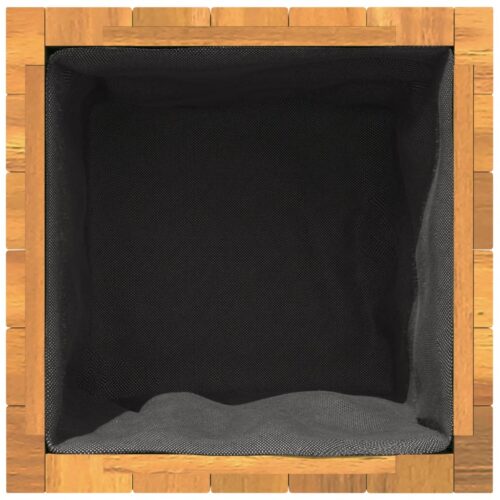 Garden Planter 45x45x45cm Solid Wood Acacia - Image 8