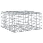 Gabion Basket with Cover 100x100x50cm Galvanised Iron