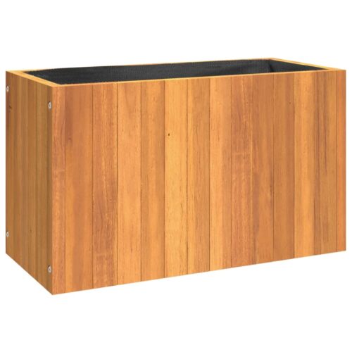 Raised Garden Bed Acacia Wood Timber Grow Box Pot Planter Herbs Stand 59x27.5x35cm
