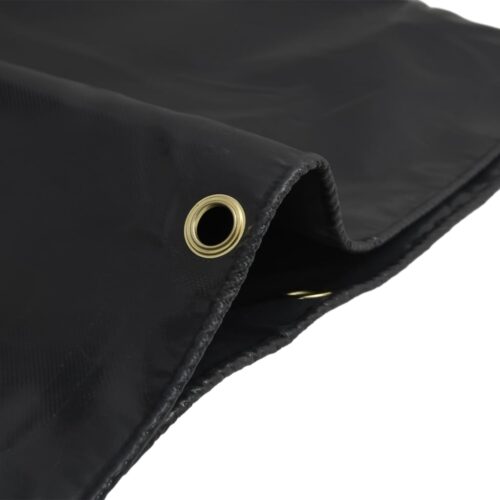 Tarpaulin Anthracite 2x3m 650g/m² Heavy Duty Camping Poly Tarps Cover - Image 4
