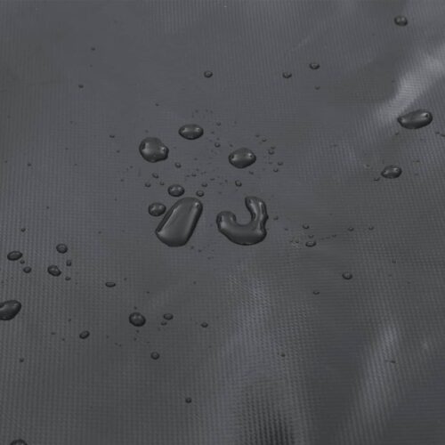 Tarpaulin Anthracite 2x3m 650g/m² Heavy Duty Camping Poly Tarps Cover - Image 7
