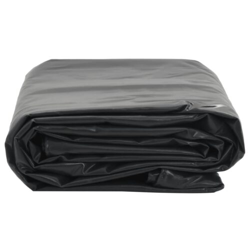 Tarpaulin Anthracite 3x3m 650g/m² Heavy Duty Camping Poly Tarps Cover - Image 3