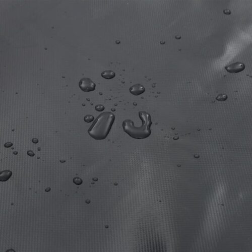 Tarpaulin Anthracite 3x3m 650g/m² Heavy Duty Camping Poly Tarps Cover - Image 7