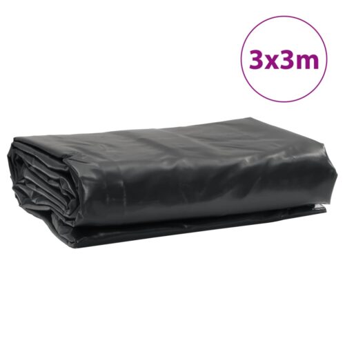 Tarpaulin Anthracite 3x3m 650g/m² Heavy Duty Camping Poly Tarps Cover - Image 9