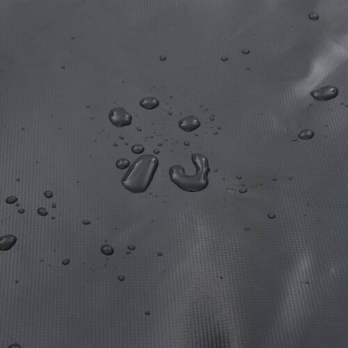 Tarpaulin Anthracite 2.5x3.5m 650g/m² Heavy Duty Camping Poly Tarps Cover - Image 7