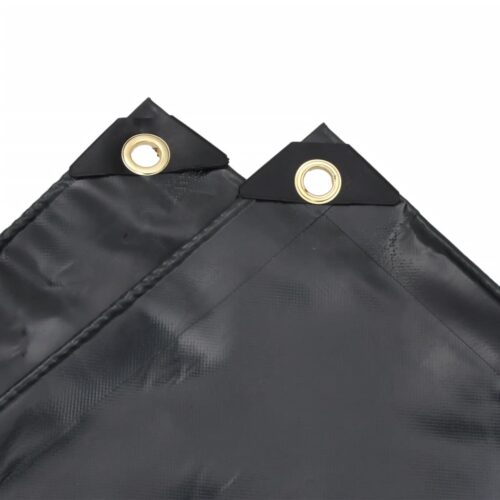Tarpaulin Anthracite 3x4m 650g/m² Heavy Duty Camping Poly Tarps Cover - Image 5