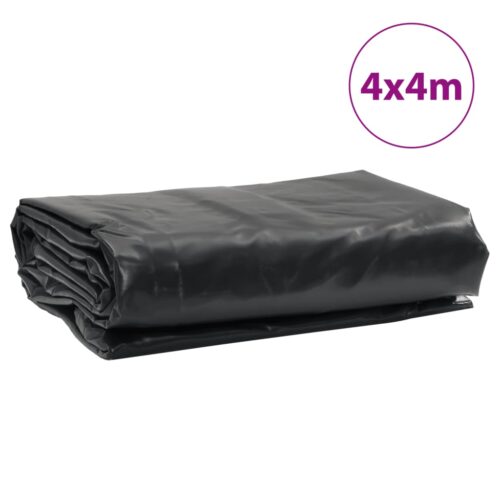 Tarpaulin Anthracite 4x4m 650g/m² Heavy Duty Camping Poly Tarps Cover - Image 9