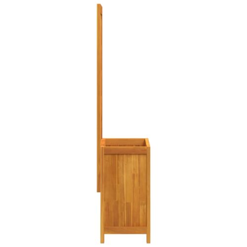 Planter with Trellis 55x29.5x132cm Solid Wood Acacia - Image 5