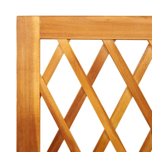 Planter with Trellis 55x29.5x132cm Solid Wood Acacia - Image 7