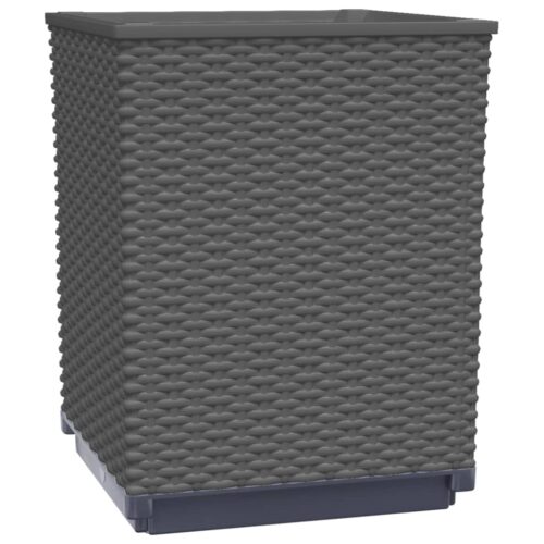 Planters 4pcs Black 30x30x37cm Polypropylene - Image 4