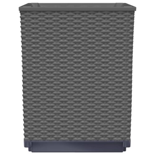 Planters 4pcs Black 30x30x37cm Polypropylene - Image 5