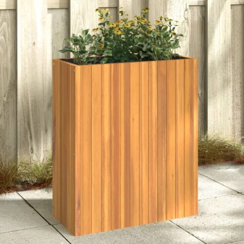 Garden Planter 59x27.5x70cm Solid Wood Acacia - Image 2