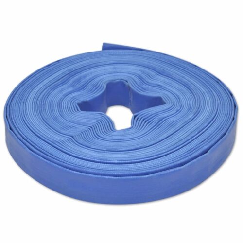 Flat Hose 25M PVC Layflat Garden Water Pump Transfer Lay Flat Outlet Discharge