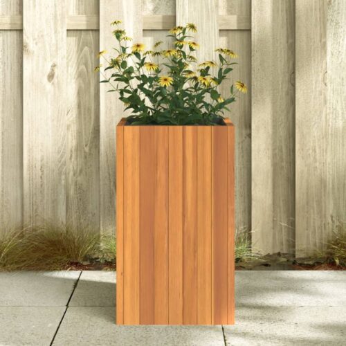 Garden Planter 35x35x60cm Solid Wood Acacia - Image 3