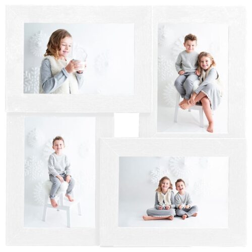 4 Pictures Collage Photo Frame 13x18cm Picture White MDF - Image 2