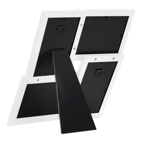4 Pictures Collage Photo Frame 13x18cm Picture White MDF - Image 4